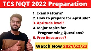 tcs nqt preparation | tcs nqt exam pattern | #tcsnqt2022