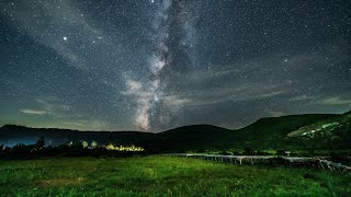 星空タイムラプス 4K  福島 裏磐梯 ～浄土平・白布峠の天の川～ 2021年8月 Japan Time Lapse 4K