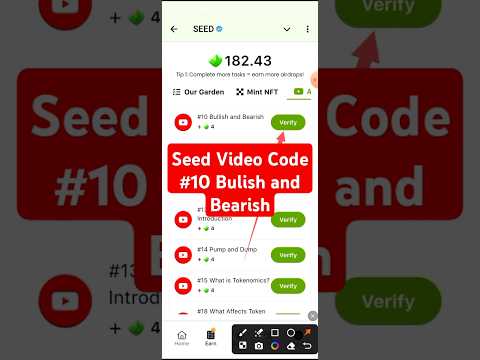 Seed Video Code #10 Bulish and Bearish Seed Video Code