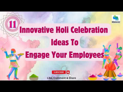 Creative Activities & Fun Games For Holi Celebration At Work | Epic Holi Celebration Ideas In Office