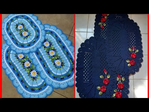 Las mejores ideas maravillosas sobre alfombras de crochet hechas a