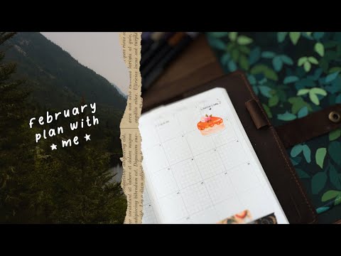 february plan with me ✸ new 2024 planner + sticker club!