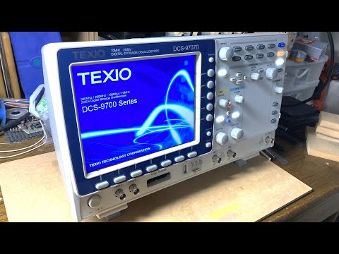 Texio digital oscilloscope arrived ! DCS-9707D