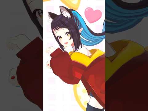 1日遅れで猫の日してみた🐱 #Shorts #varkshorts【和崎あこ/Vtuber】