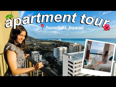 HAWAII APARTMENT TOUR 🏡 | Waikiki Honolulu 🌺