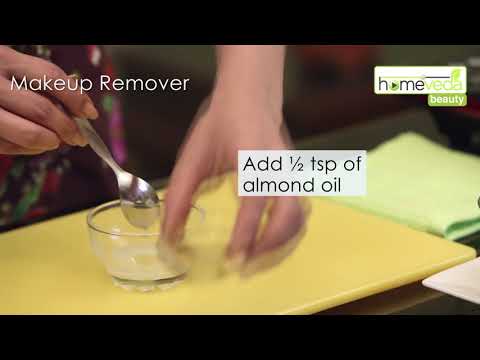 DIY Makeup Remover Recipe Under 30 Seconds| Easy Recipe - Homeveda Remedies