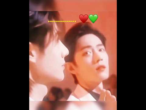 just sitting side by side ..looks soo♥️💚 #yizhan #xiaozhanwangyibo