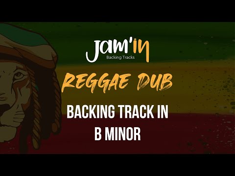 Reggae Dub Guitar Backing Track in B Minor