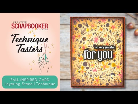 Fall Cardmaking Tutorial with Altenew | Creative Scrapbooker Magazine Technique Tasters #377