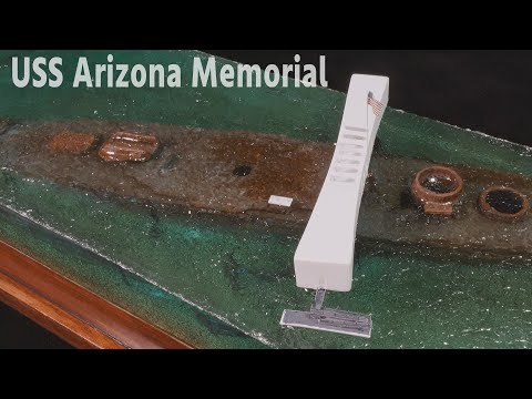 USS Arizona Memorial // 1/700 Ship model Diorama