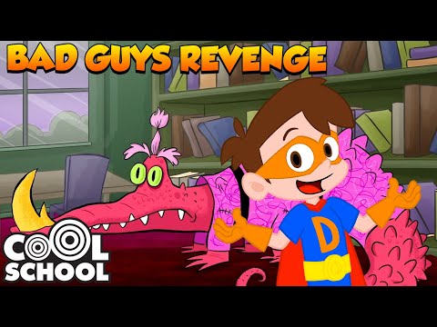 Bad Guy Revenge | The Stupendous Drew Pendous | Cool School Cartoons for Kids (70 Minutes)