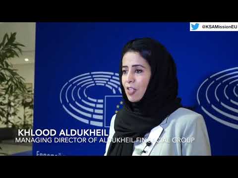 #Saudiwomen. Ms  Khlood Aldukheil, Managing Director of AlDukheil Financial Group