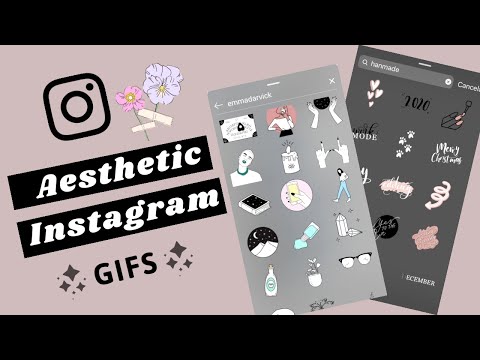 THE BEST AESTHETIC GIFS / STICKERS FOR INSTAGRAM STORIES