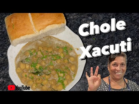 Chole Xacuti Bhaji…#goan #recipes #goanvlogger #chole #goanfoodblogger #goanfood #chickpeasrecipes