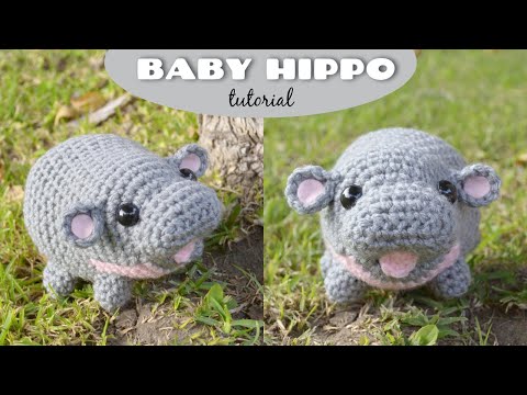 CROCHET BABY HIPPO | MOO DENG Amigurumi | Free Pattern and Tutorial