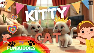 Kitty Cat Song | Nursery Rhymes & Kids Song | Little Kitten. #kidscontent #nurseryrhyme #cat