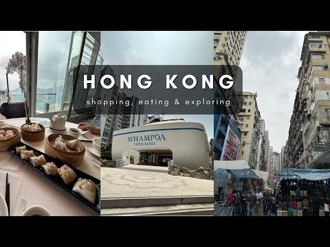 Hong Kong travel vlog 🇭🇰 explore Tsim Sha Tsui, Tung Choi Street (Ladies Market), lots of Dim Sum 😋