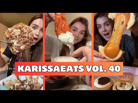 Eating at Celebrity Owned Restaurants in NYC! + Wingstop & Cinnabon!- KarissaEats Compilation Vol.40