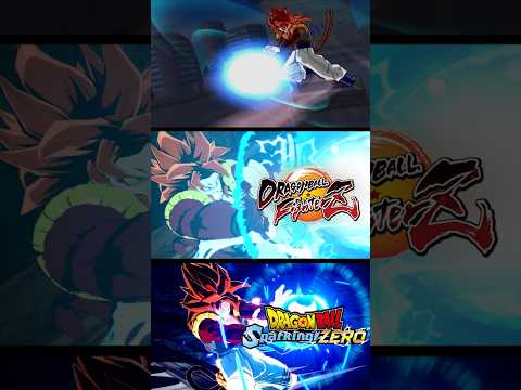 Gogeta SS4 Big Bang Kamehamega Evolution In Dragon Ball Games!!!