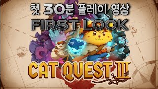 CAT QUEST 3 - 캣 퀘스트3 첫30분 플레이 영상