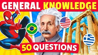 How Good is Your General Knowledge? 😏🧠 50 Questions Challenge