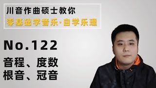 【乐理】122 音程、度数、根音、冠音