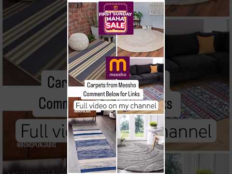 Carpets from Meesho #mee#meeshohaul #carpet #rugs #indianlivingroom #homedecor