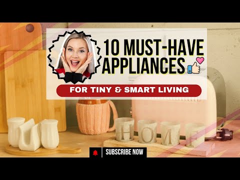 10 Must Have Appliances for Tiny Living _ Tiny Living Life TIPS #6