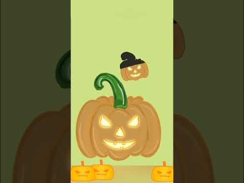 Haloween scary pumpkin on procreate #creepy #halloween #procreate