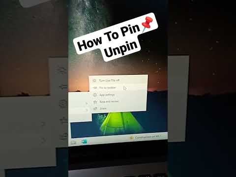 How To Pin Unpin Taskbar In Windows