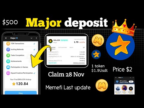 Major token deposit okx exchange 💱 |how to withdraw major token big news