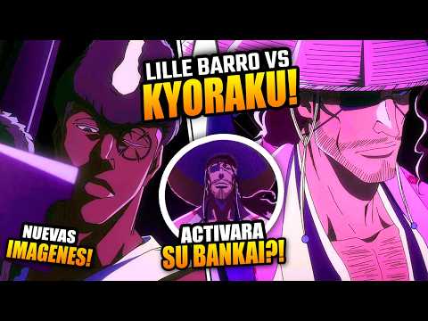 ¡Al FIN!¡KYORAKU vs LILLE BARRO! ¡¿NO HAY BANKAI?! Imágenes EP 35 #bleach2024 #bleach