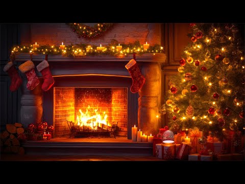 🎅 Merry christmas 2024 with Cozy Fireplace 🔥 12 Hours Classic Christmas Fireplace Sound