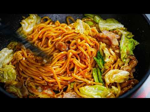 How to make “Yakisoba” by a French chef.｜Easy and best homemade sauce recipe.