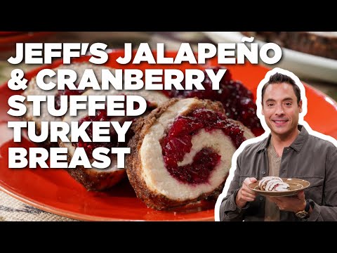 Jeff Mauro's Jalapeño and Cranberry Stuffed Turkey Breast | The Kitchen | Food Network