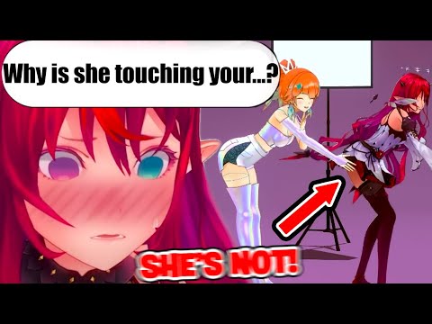 IRyS, Why Is Kiara Touching Your B*tt in her Mirage Short...? 【Hololive EN】