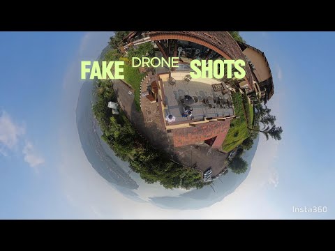 Stunning Insta360 X4 Fake Drone Shots | Insta360 X4 tricks | Insta360 X4 Video ideas