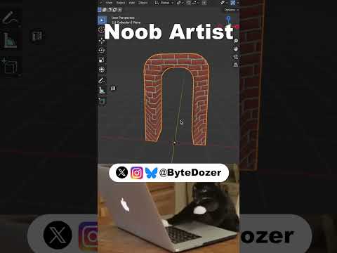 Noob vs Pro artist: Arches #blendertutorial #blender #blendercommunity #blender3d #b3d