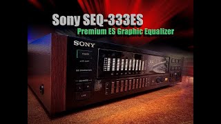 Sony SEQ-333ES Digital Vintage Stereo Graphic Equalizer