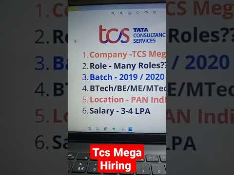 Tcs mega Hiring