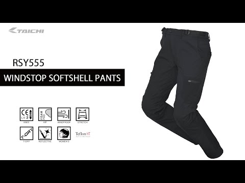 【TAICHI】RSY555 WINDSTOP SOFTSHELL PANTS