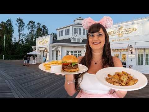 Cake Bake Shop DINNER 🍰 Disney World Boardwalk food review