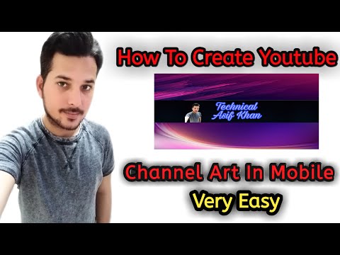 How to Create Youtube Channel Art In Mobile | Channel Art Very Simple Step By Step