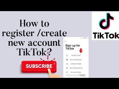 How to register/create new account TikTok?#howtologinfast #howtocreatenewaccount