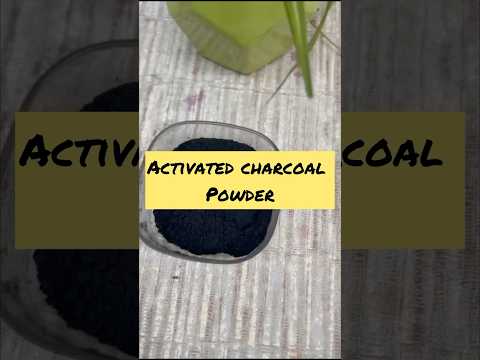 Activated Charcoal Powder #Homemade #easy # viral video