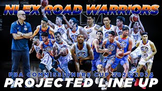 PBA UPDATE NLEX ROAD WARRIORS PROJECTED LINE UP | PBA COMMISSIONERS CUP 2023