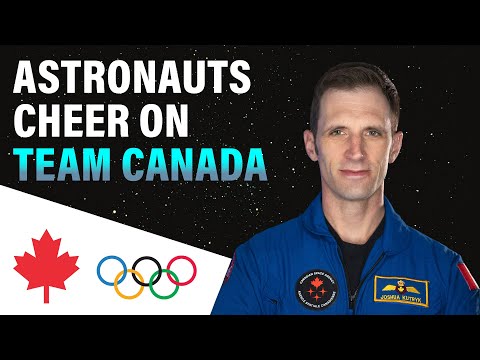 CSA astronauts cheer on Team Canada at the 2024 Olympic Games