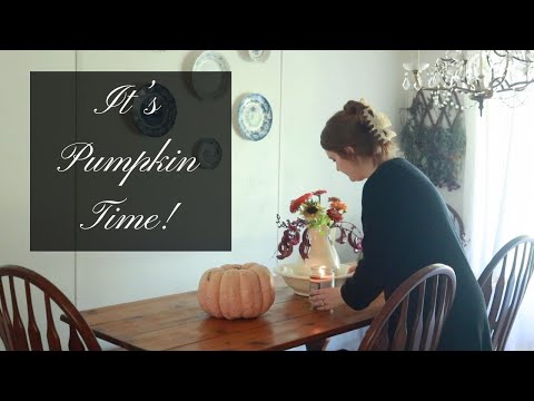 Grandma's Pumpkin Pie Recipe and Starting Fall Decorating