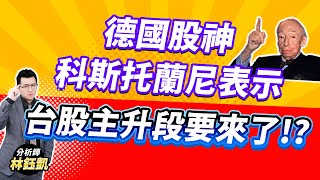 中視【股林高手】20241227#林鈺凱：德國股神科斯托蘭尼表示 台股主升段要來了!?#中視新聞 #股林高手