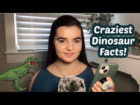 ASMR Whispering Random Facts About Dinosaurs! | SUPER Interesting